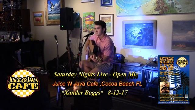 Xander Boggs @ Juice 'N Java Open Mic 8.12.17 смотреть онлайн