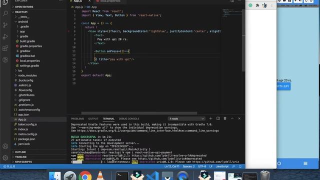 UPI Payment In React Native| React Native Payements|Pay with UPI смотреть онлайн