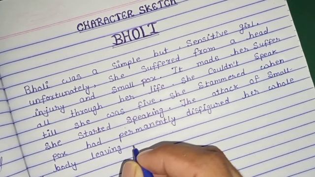 character sketch of bholi class 10 || give a character sketch of bholi || #bholi #charactersketch смотреть онлайн
