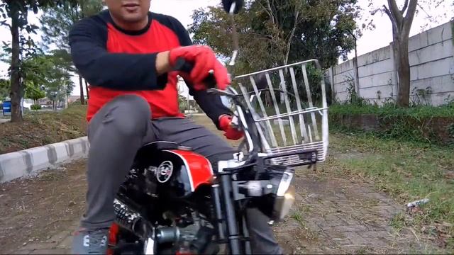 MOTOVLOG #2 Review & Test Ride Honda Monkey Kumamon CUSTOM смотреть онлайн