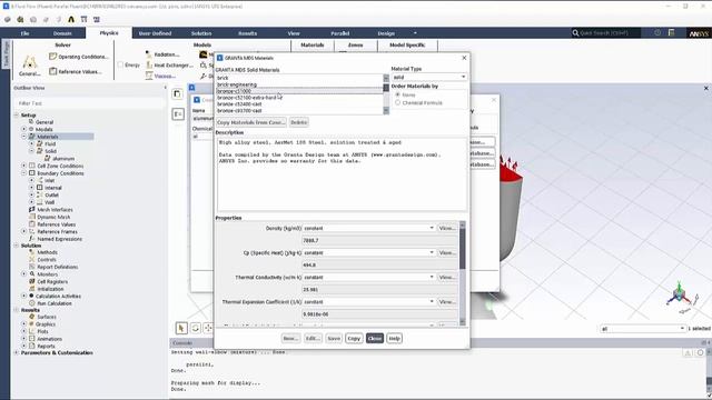 Using Ansys Fluent with Ansys Granta Material Data Simulation (MDS) - One Minute Demo смотреть онлайн