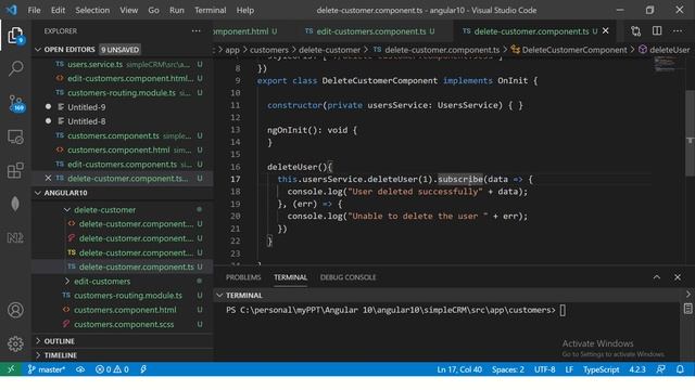 Angular 10 Tutorial #77 - HTTP DELETE Tutorial | Angular 10 Tutorial For Beginners смотреть онлайн