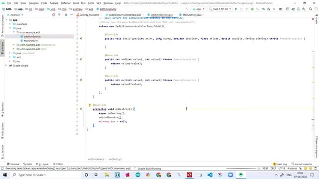 calculator ( advanced) app development using aidl in android studio using java by Likhitha - part 1 смотреть онлайн
