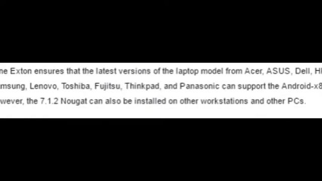 Arne Exton’s fork claims to run and install Android 7.1.2 Nougat on your PCs смотреть онлайн