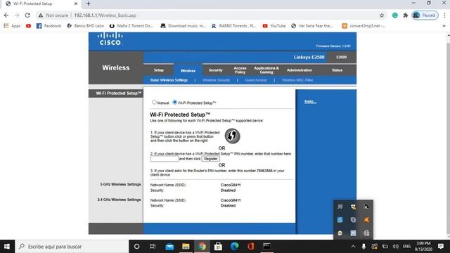Cisco Linksys E2500. Como configurar, añadir, o cambiar la contraseña del WiFi. смотреть онлайн