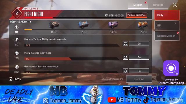 APEX LEGENDS MOBILE ! VYBZY STREAM!! | AS A DEADLY UTE ! DONATE IF CAN | ROAD TO 7K SUBSCRIBERS смотреть онлайн