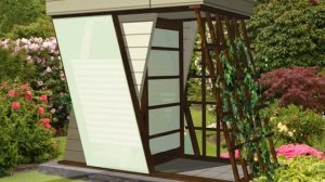 Оригинальные уличные туалеты для дачи