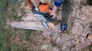 Сруб своими руками из круглого леса.Азы рубки в чашу  №2