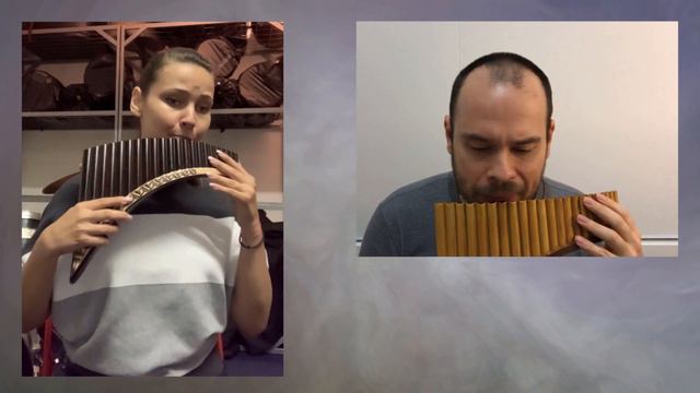 7. "HOPEFUL" /// 7 Moods for 2 Pan flutes by S.Stanciu /// performed by Andreea Chira & Stefan смотреть онлайн