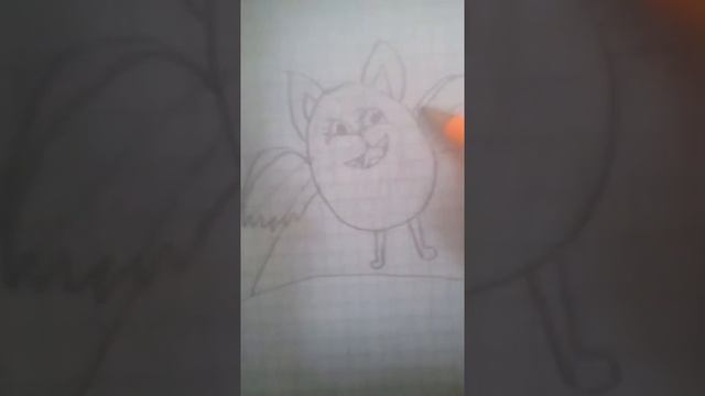 Как нарисовать летучую мышь :-D смотреть онлайн