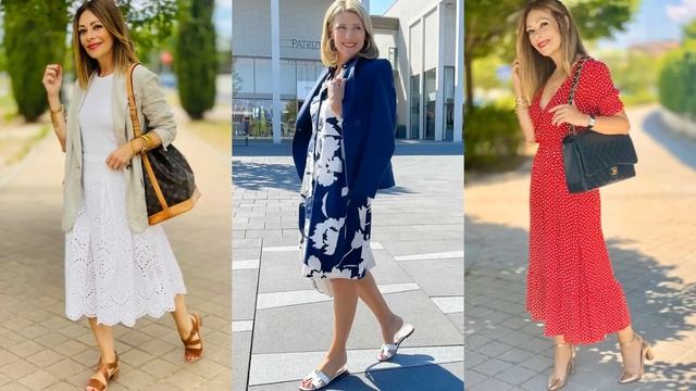 УКРАШАЮЩИЕ ПЛАТЬЯ ДЛЯ ЖЕНЩИН 50+? ИЗУМИТЕЛЬНЫЕ МОДНЫЕ ФАСОНЫ ПЛАТЬЕВ ВЕСНА-ЛЕТО 2023