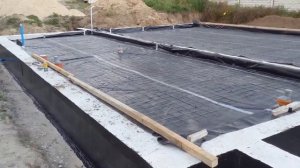 Черновой пол по грунту. Бетонная стяжка по грунту