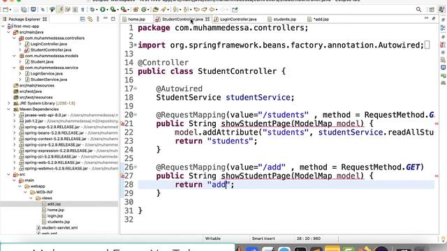 12 JAVA Spring Framework Session смотреть онлайн