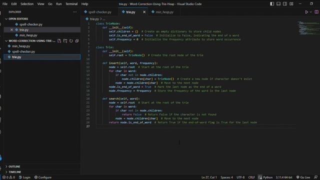 Spell Checker Using Trie & Heap | Top 10 Python DSA Mini Projects For Beginners смотреть онлайн