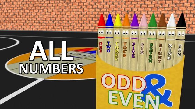 Learn Odd & Even Numbers 1 to 10 with Crayons смотреть онлайн