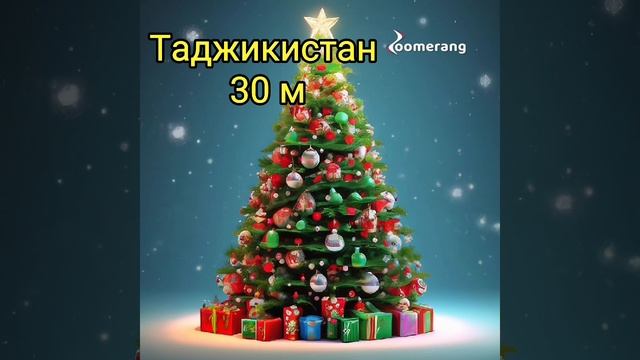 Новогодняя ёлка странах СНГ