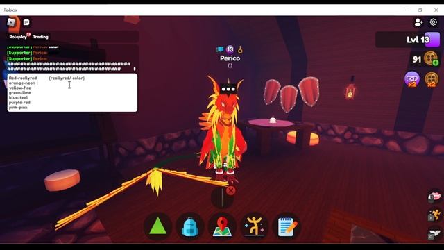 Colored chat in Griffins Destiny (roblox) смотреть онлайн