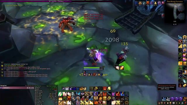 RET PALADIN solo BLOOD FURNACE (BF) using GLADIATOR gear
