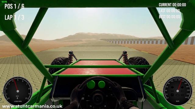 Stunt Car Mania - Stunt Car Racer Classic Track Little Ramp - Progress смотреть онлайн