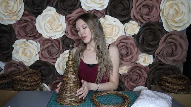 Мастер-класс ЁЛОЧКА ИЗ ВИНОГРАДНОЙ ЛОЗЫ (часть 1) смотреть онлайн