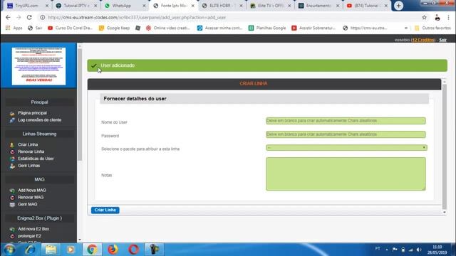 Como Criar Lista Teste No Painel Xtream смотреть онлайн