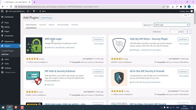 How to change the WordPress login URL, wp-admin? 2023 | WPS Hide login |#WordPress 19 смотреть онлайн