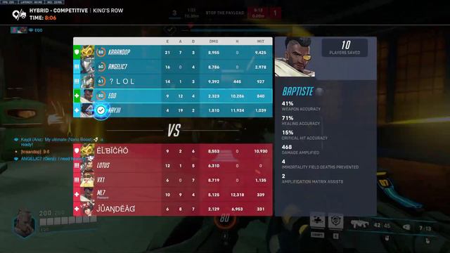 WHO'S BEST? EQO BAPTISTE VS ML7 BAPTISTE! [ OVERWATCH 2 SEASON 6 TOP 500 ] смотреть онлайн