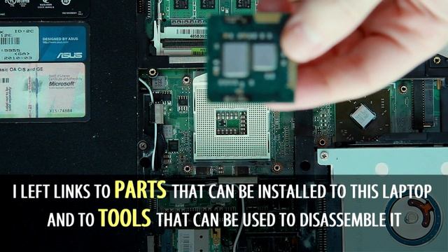 How To Upgrade CPU In Asus A52, X52, K52 Laptop