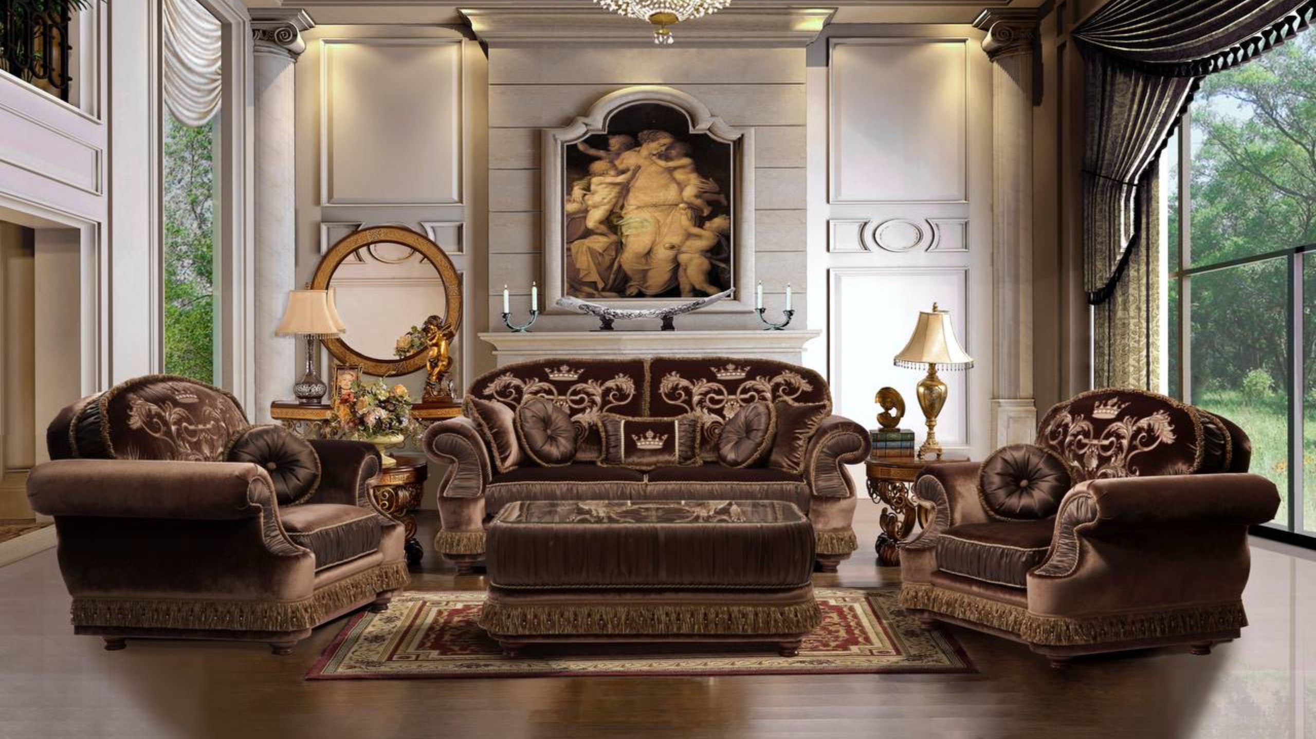 Диван с ручной вышивкой смотреть онлайн