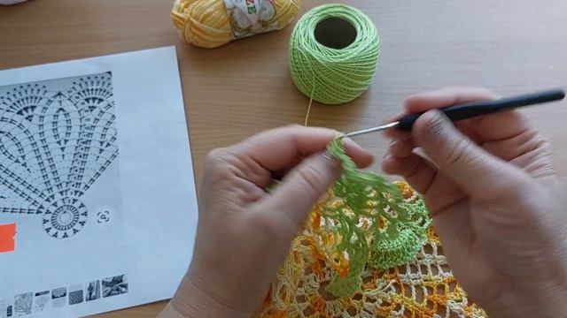 ? Салфетка крючком ? Как вязать ПИКО? Мастер-класс смотреть онлайн