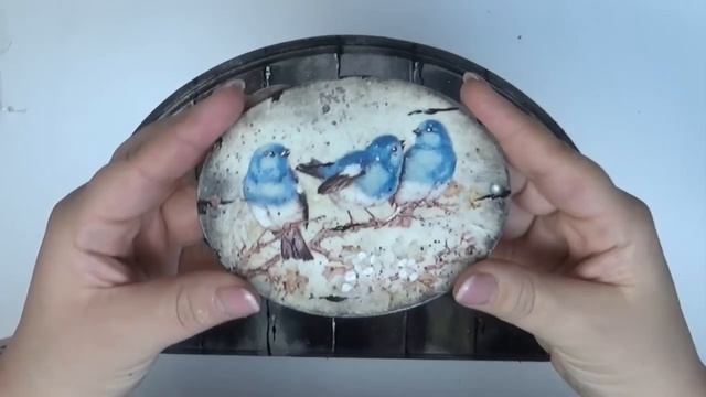 Wieszak decoupage ze spękaniami dwuskładnikowymi No.910 смотреть онлайн