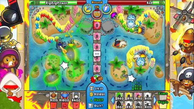 meet this *AMAZING* super monkey lategame strategy... (Bloons TD Battles) смотреть онлайн