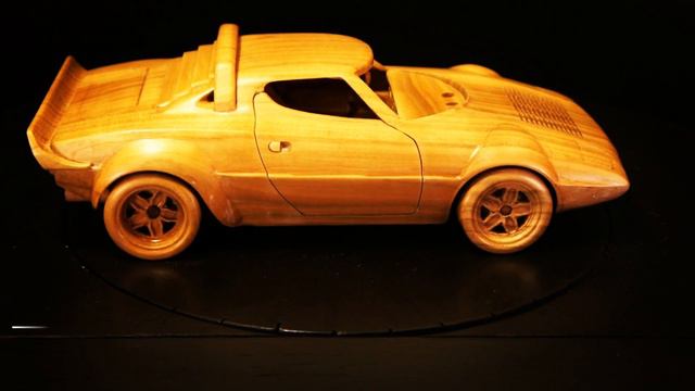 GET YOUR LANCIA STRATOS MUNARI MAIGA HANDMADE WOODEN CAR MODEL-MODELLO AUTO IN LEGNO WOOD CARVING смотреть онлайн