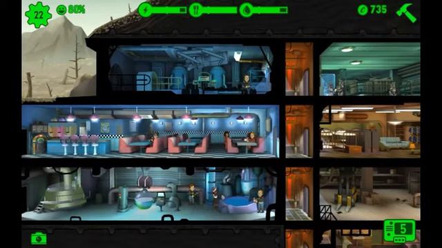 Fallout Shelter survival #2 Продолжаем развиваться смотреть онлайн