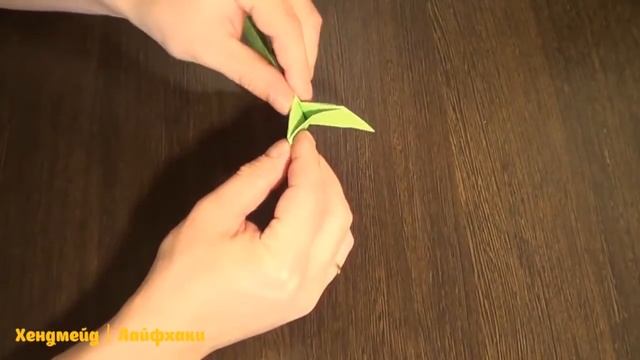 Как сделать кошку оригами из бумаги (Origami the cat) Хендмейд | Лайфхаки смотреть онлайн