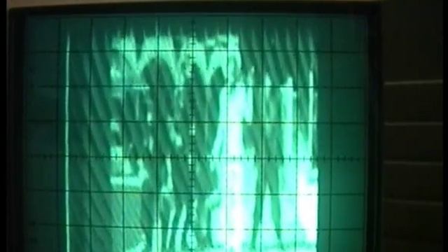 Video to oscilloscope displaying old music TV clips смотреть онлайн