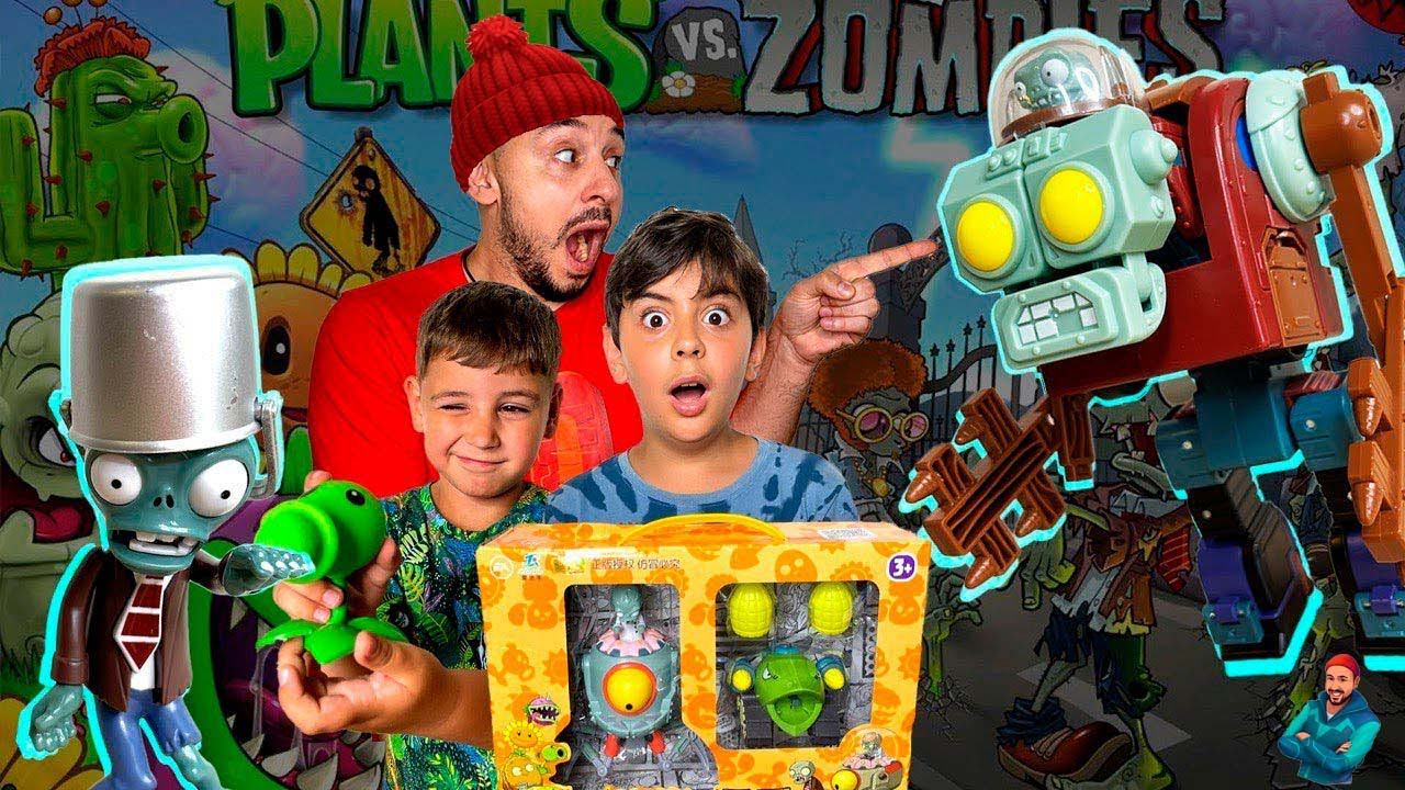 ПАПА РОБ, ЯРИК И ЭРИК ПРОТИВ ЗОМБОССА В РЕАЛЬНОЙ ЖИЗНИ! РАСПАКОВКА ФИГУРОК ИЗ ЗОМБИ ПРОТИВ РАСТЕНИЙ! смотреть онлайн