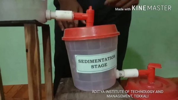 Prototype mini water treatment plant using Natural Coagulant