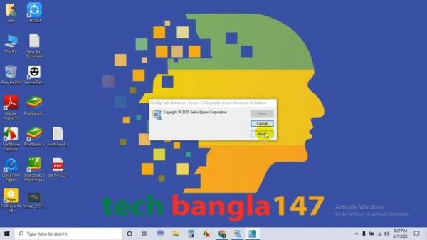 Epson L-130 Printer Driver Setup Online | How To Install Epson L130 Driver Online | Tech Bangla 147