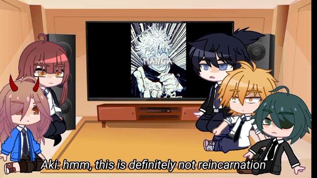 Chainsaw Man React To Denji As Gojo // Gacha Club