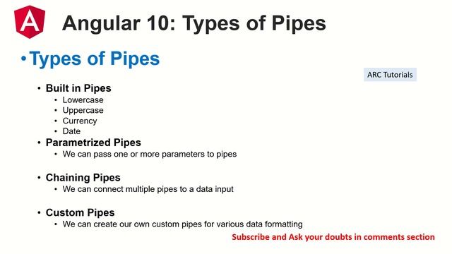 Angular 10 Tutorial #30 - Pipes in Angular | Angular 10 Tutorial For Beginners смотреть онлайн