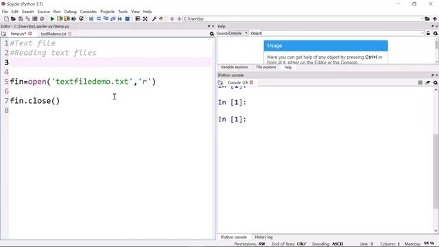 Reading Text file using Python (FILE HANDLING PART-2) смотреть онлайн