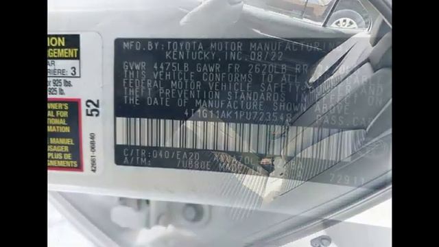 4T1G11AK1PU723548 Toyota
Camry 2023 SE 2 5