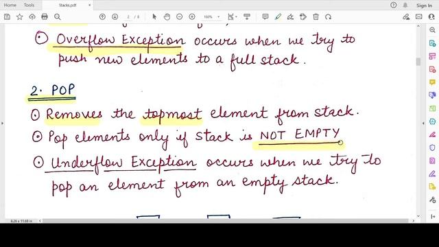 Push & Pop Operations on Stack | NCERT Class 12 Computer Science with Python | CBSE Class XII Exams смотреть онлайн
