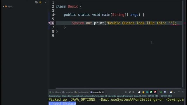 Java Absolute Beginner to Pro Tutorial - 3 - Escape Sequences смотреть онлайн