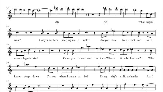 "Into the Unknown" (Frozen II) - Alto Sax Cover | Sheet Music PDF | Lyrics смотреть онлайн