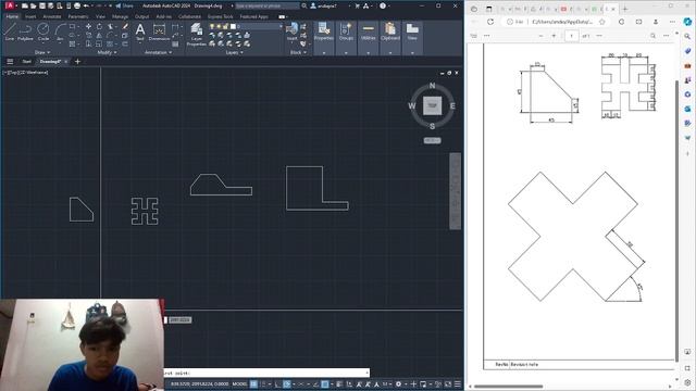 AUTOCAD 2D LATIHAN 1 смотреть онлайн