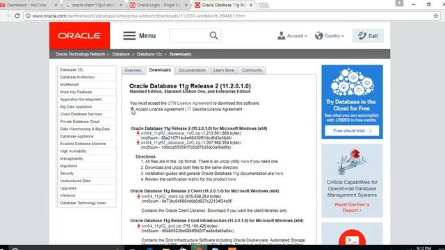 How to download oracle client 11gR2 from oracle? смотреть онлайн