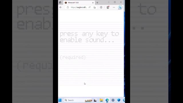 How To Play Minecraft Java 1.8 With Client In Web Browser #minecraft #browsergame #javagame