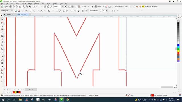 Corel Draw Tips & Tricks Trace and clean up with NODES and Align смотреть онлайн